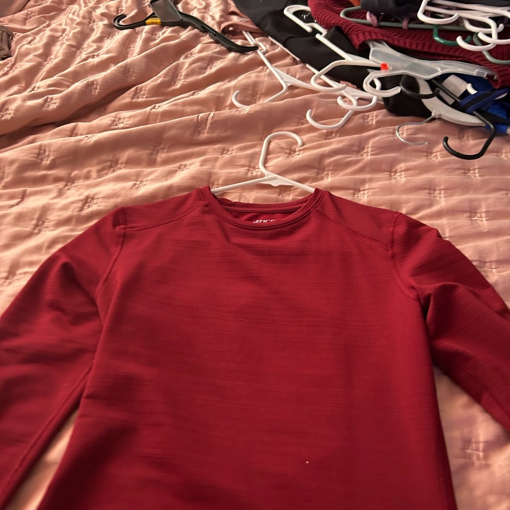 Red Long Sleeve Shirt